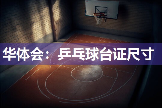 华体会：乒乓球台证尺寸