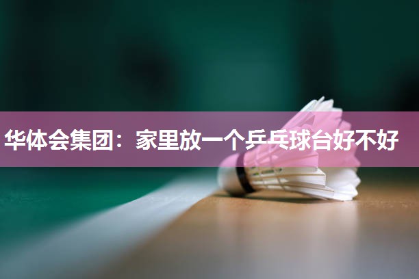 家里放一个乒乓球台好不好