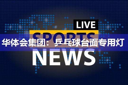 乒乓球台面专用灯