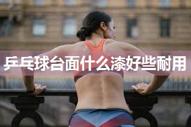 乒乓球台面什么漆好些耐用